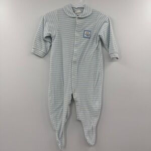 Vintage Carter's TerryCloth Baby Boys Sleeper‎ w/ dog airplane 6-9 months